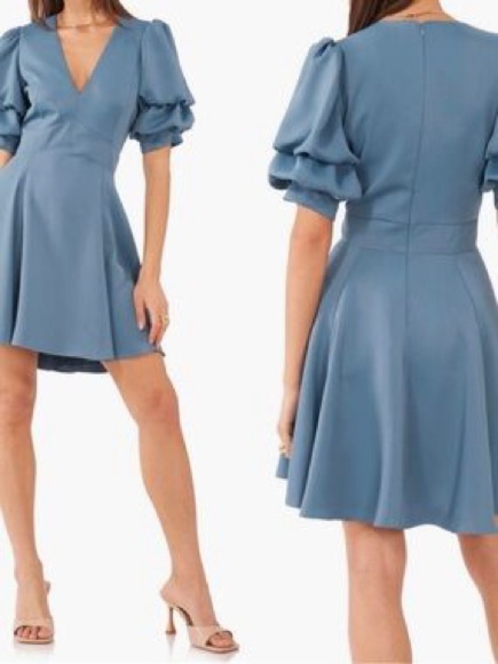 Puff Sleeve Mini Dress by 1State